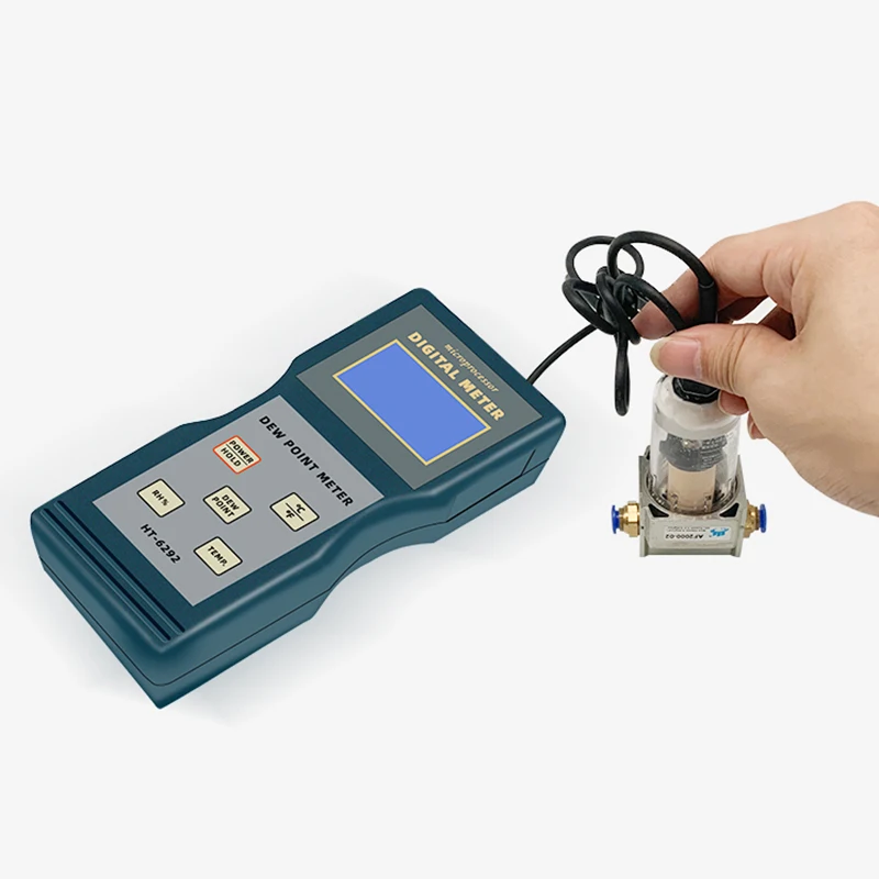 Ht-6292 Dew Point Meter / Compressed Air / Gas Dew Point Tester Smart Handheld Temperature and Humidity Meter