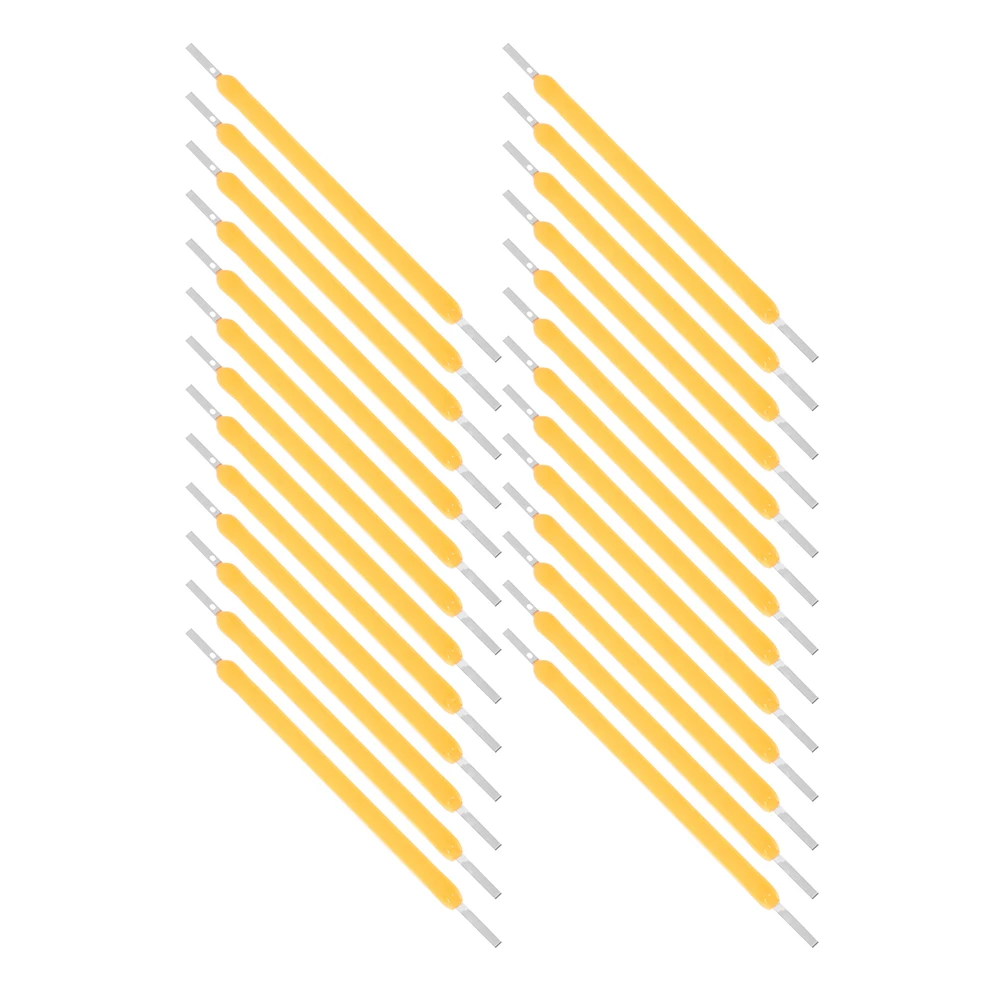 

50 шт. жестких светодиодных ламп-нить 2700K, сменные детали, теплый свет, эффективный диод для люстр, настенных светильников, ламп