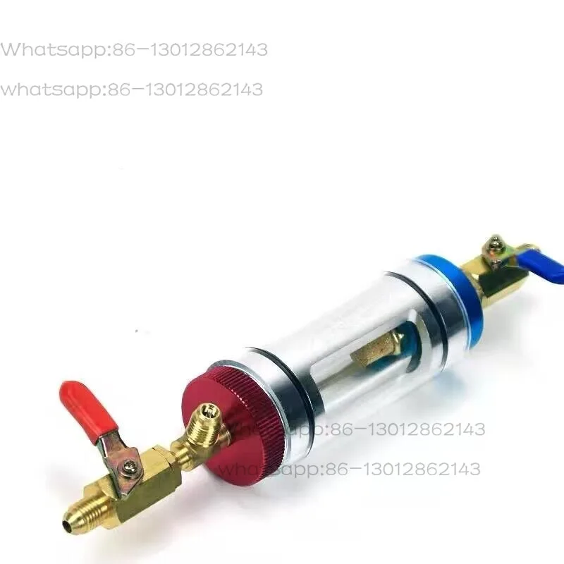 Auto Air Conditioner Refrigerant Charger Vacuum Type Water Tank Replacement Parts Auto Repair Tools R134 Assembly Parts