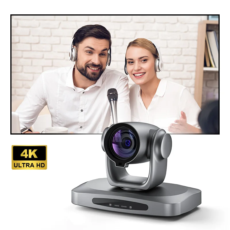 Oneking AI Tracking 4K UHD PTZ Videokonferenzkamera 12x USB IP-Kamera für Videokonferenzsystemübertragung Live-Streaming