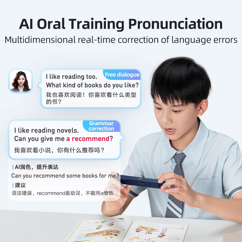 Youdao-辞書ペンx6プロ、smart、プロの学習、英語インターフェース、100言語以上