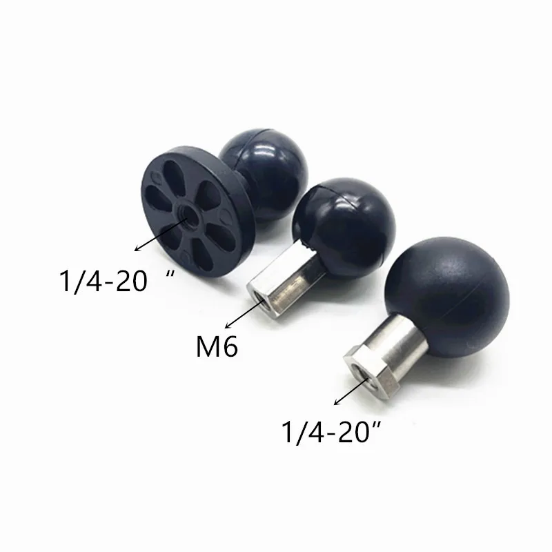 Quality 25mm Balls Mount Adapter for RAMs B Size Double Socket Arm with AntiSlip Design Flexible Adjustable