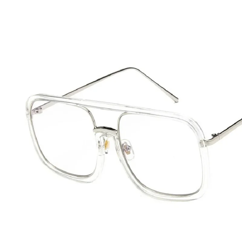 Men\'s Retro Metal Mirror 2024 Brand Designer Gold Silver Lady Optical Glasses Frame Unisex Stylish Personality Glasses Frame