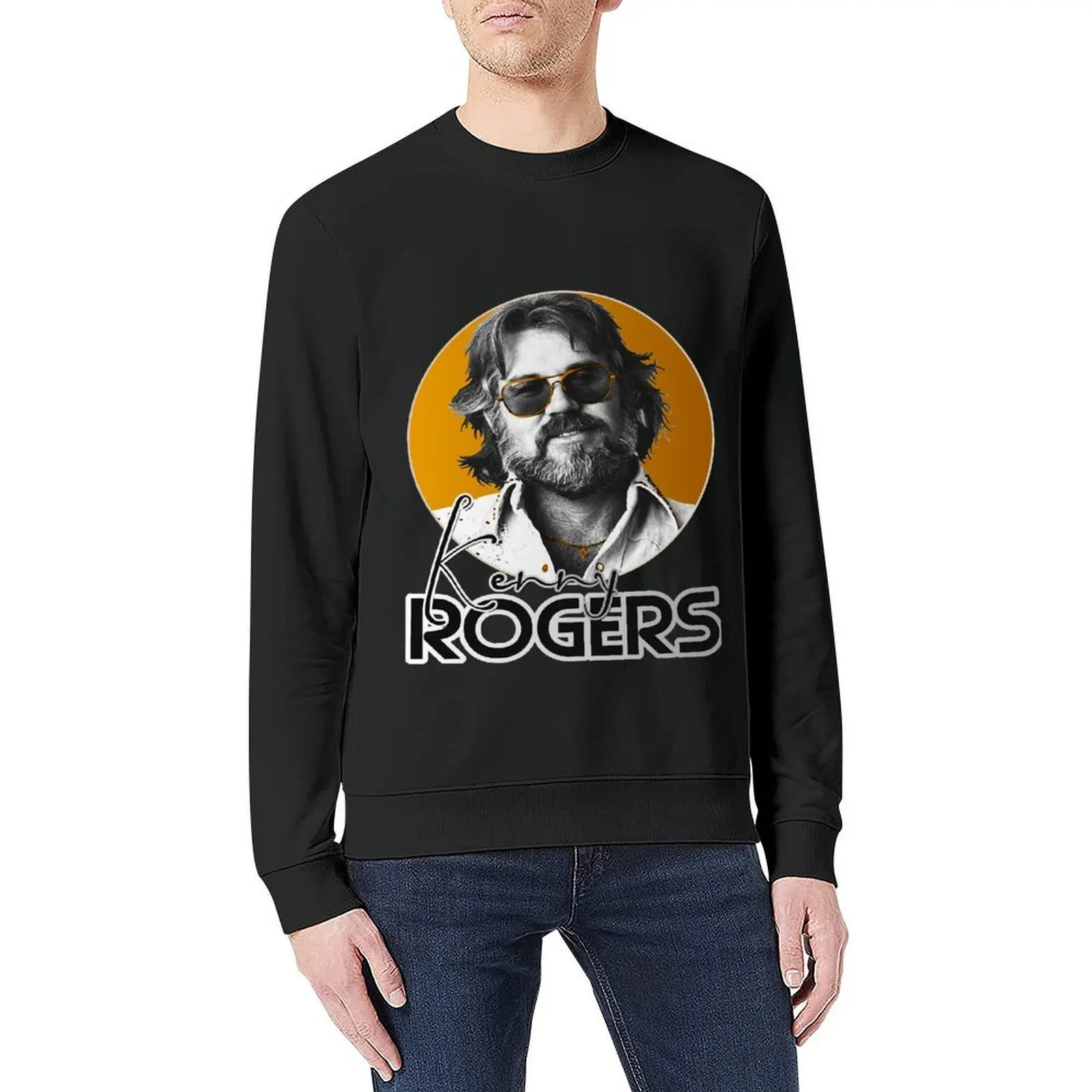 Retro Kenny Rogers Country Gold Musician Pullover men's autumn clothes anime clothes tracksuit blouse autumn sweatshirt