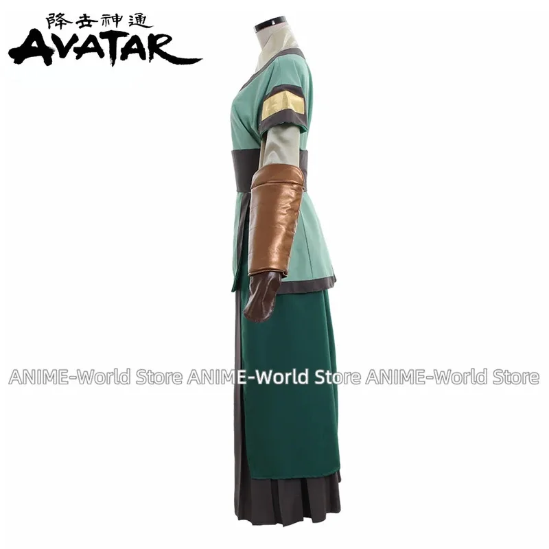 Kostium Cosplay Avatar Kyoshi Warriors Suki na Halloween 2025, strój na imprezę