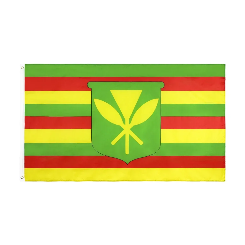 90*150cm Kanaka Maoli Flag for Decoration