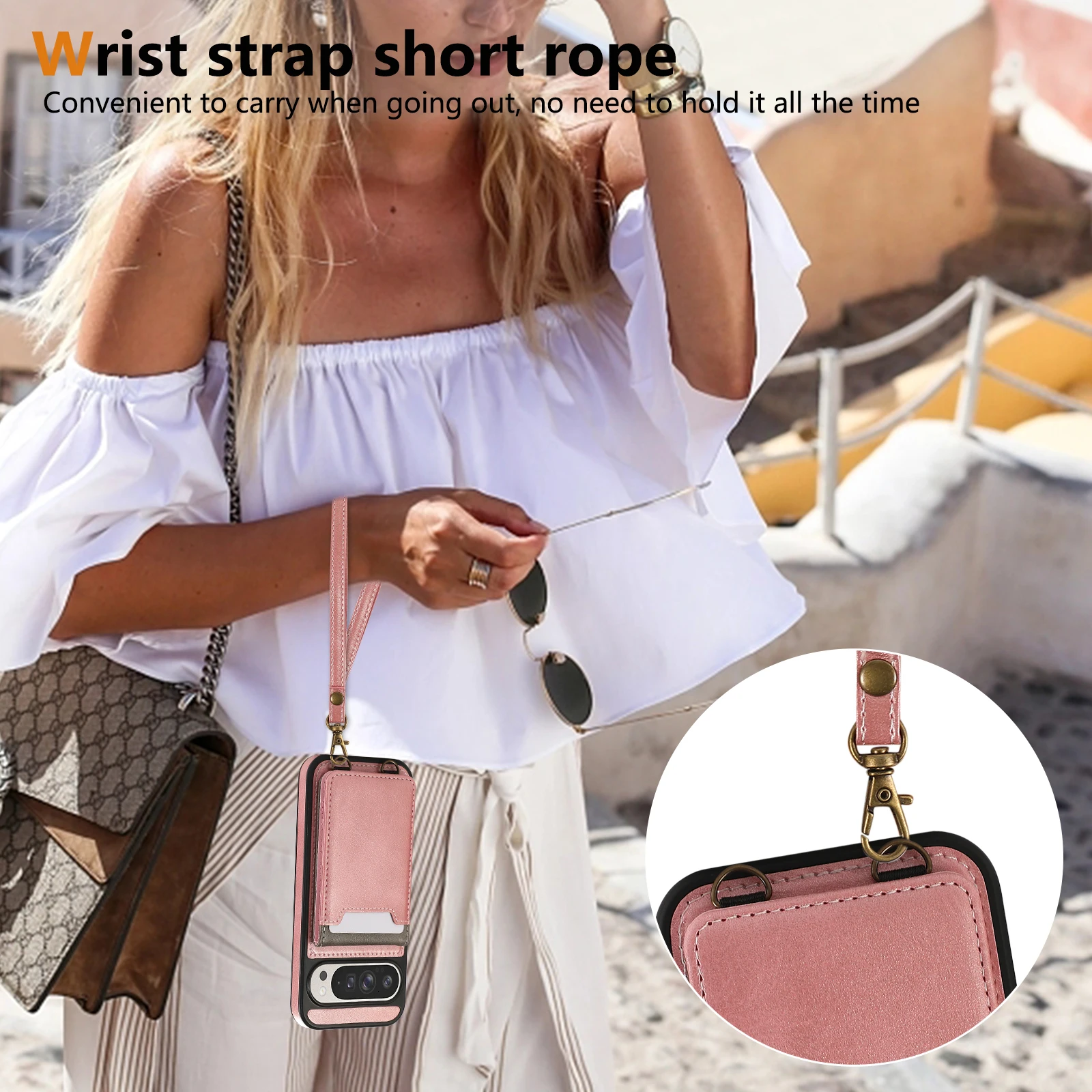 ฝาครอบโทรศัพท์สําหรับหนังกันกระแทกผู้ถือบัตรเครดิตกระเป๋าสตางค์ Google Pixel 9 Pro Xl 8pro Flip Kickstand โทรศัพท์ Funda Fundas