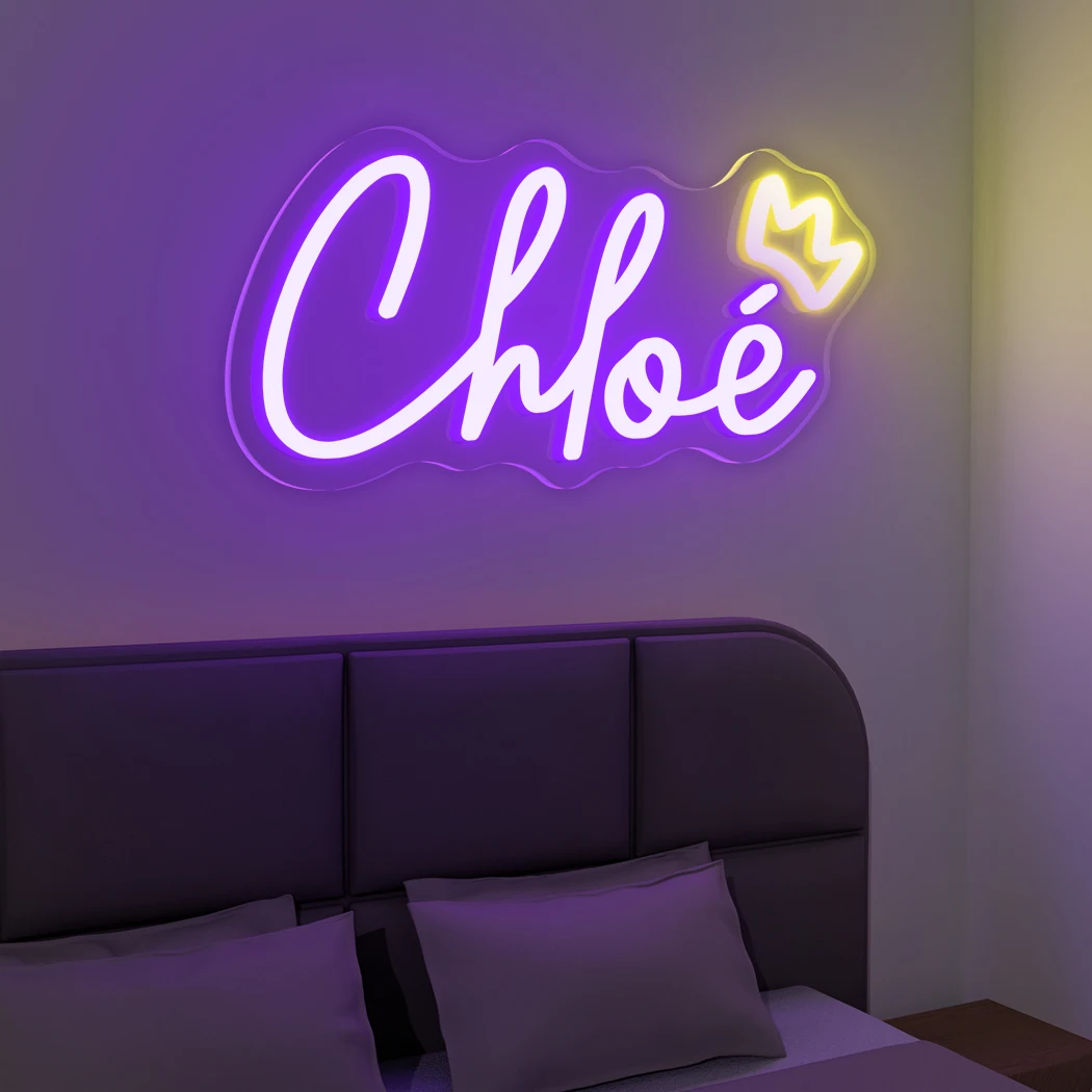 Letrero con nombre Led personalizado, regalo para niños, letreros con nombre personalizados, regalo para adolescentes, letrero de neón Led para decoración de pared, decoración de dormitorio, regalos personalizados