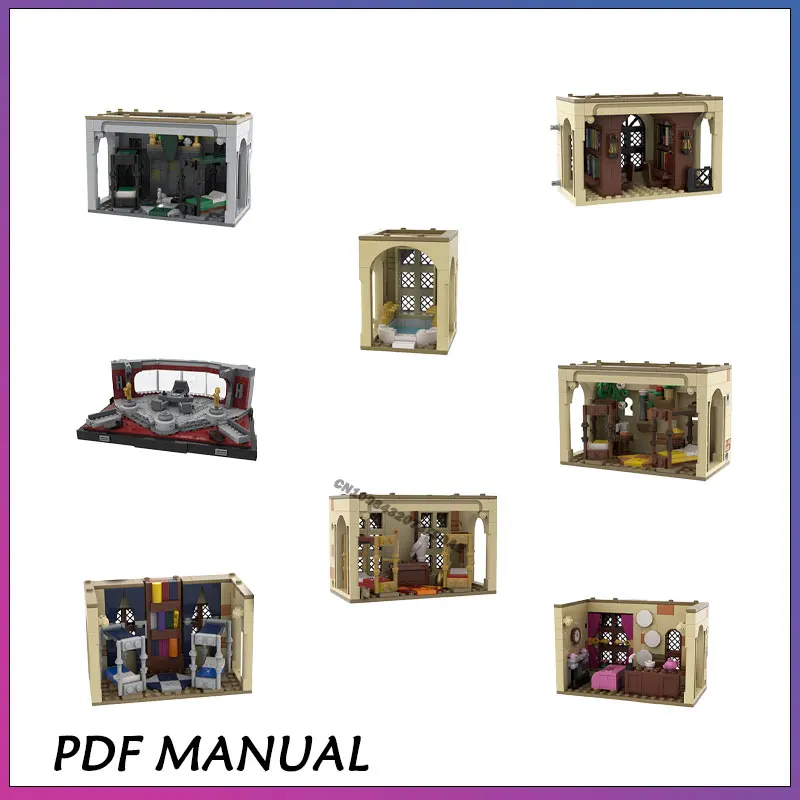 Arresto del senato e duelo architettura modello MOC Building Blocks fai da te assemblare mattoni display giocattoli creativi educativi regali di Natale