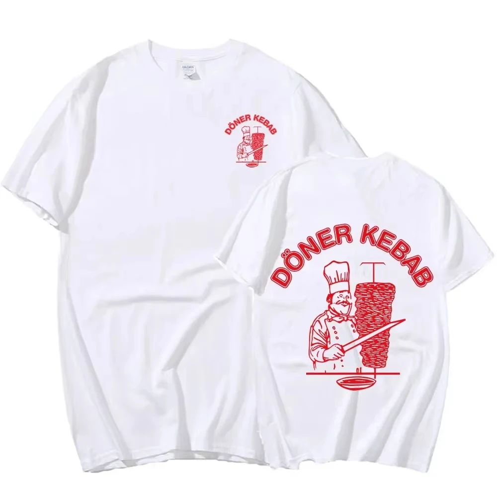 

Летние спортивные футболки с принтом «Донер Кебаб», женская одежда, топы с короткими рукавами, забавные женские футболки, винтажные футболки унисекс