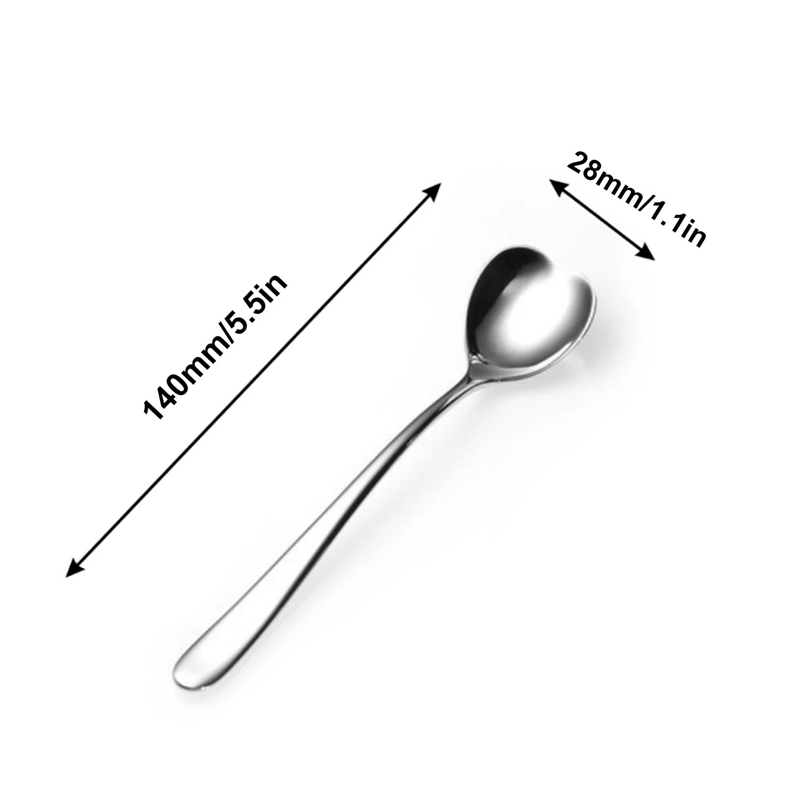 

D9 4Pcs Coffee Spoon Stainless Steel Heart Shaped Tea Dessert Sugar Stirring Spoon Cafe Kitchen Gadget Sets Tableware Utensils