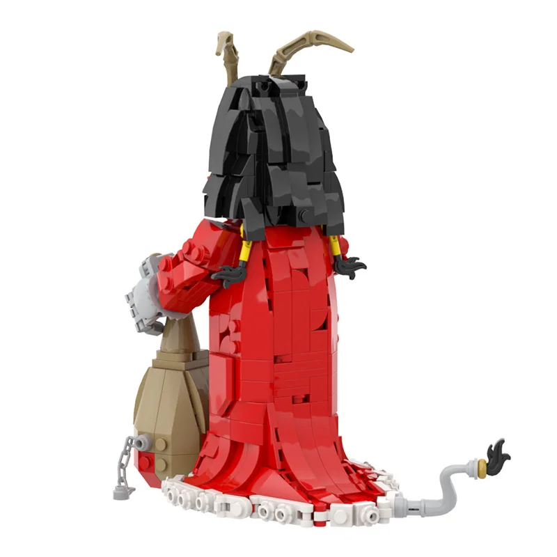 Nuovo Kit di blocchi di costruzione Krampus personaggi Horror modello Halloween Demon Bricks Building Blocks giocattolo per bambini adulti regalo di natale