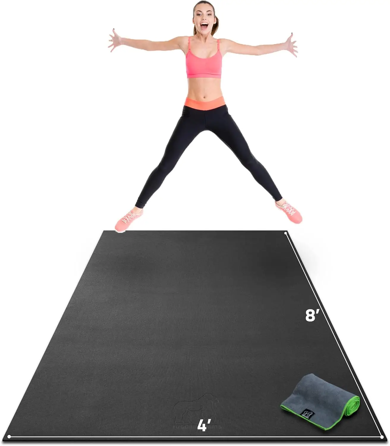 Mats Premium Large Exercise Mat – 8' x 4' x 1/4