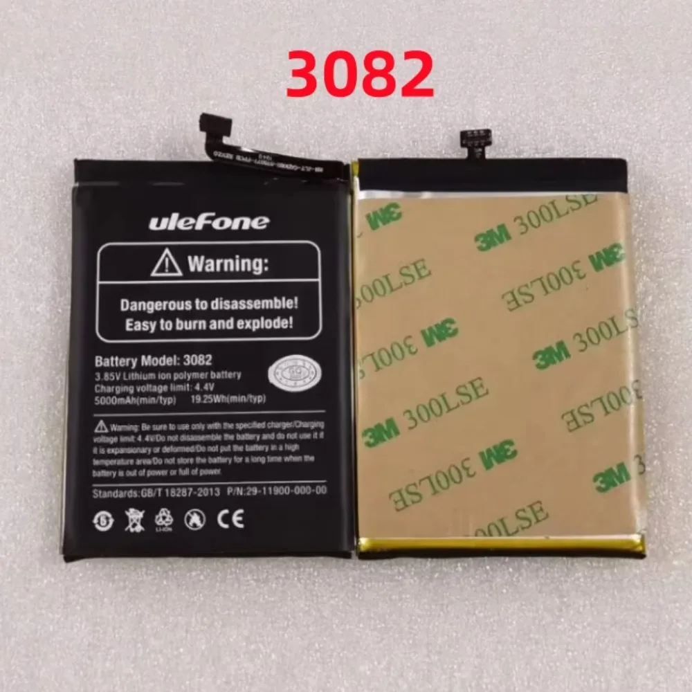 

Ulefone Armor X6 phone 3085 3082 Battery 4000mah 3.85V for Ulefone Armor X6 phone battery