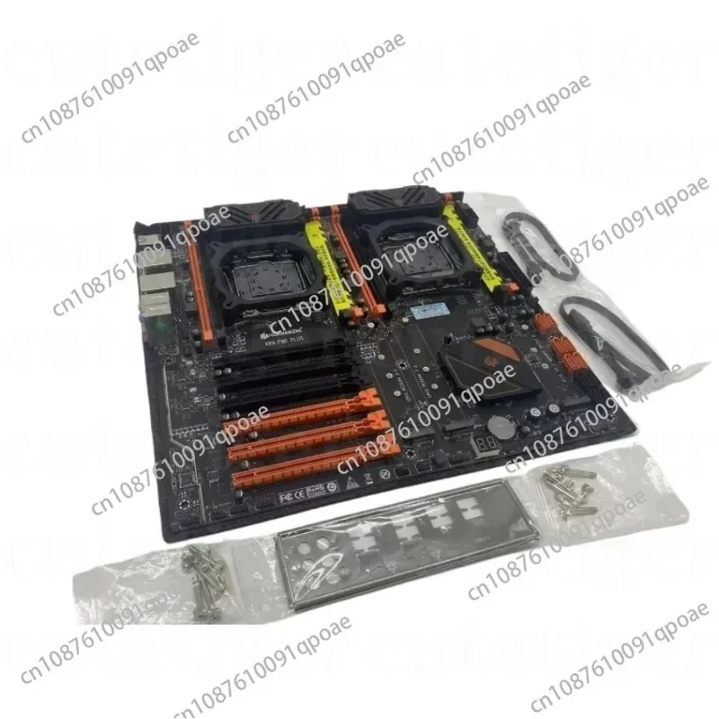 Multi-opening Xeon X99 Dual-way Motherboard cpu Suite 2011 e5 Game Studio Design Rendering