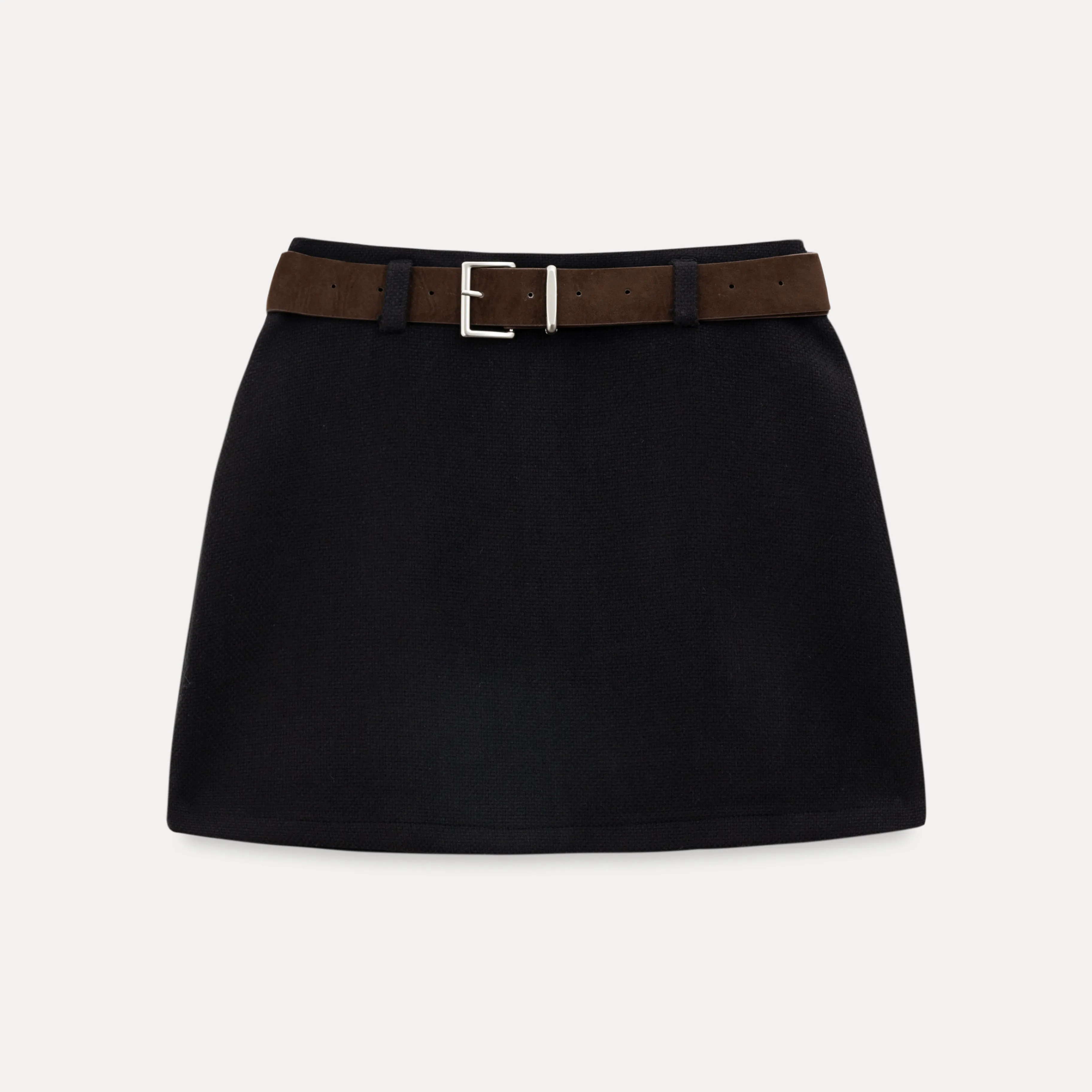 Elegant Versatile Stylish Mini Skirt Spring Autumn New Arrival Short Skirt Gray Korean Style Minimalist Midi Skirt