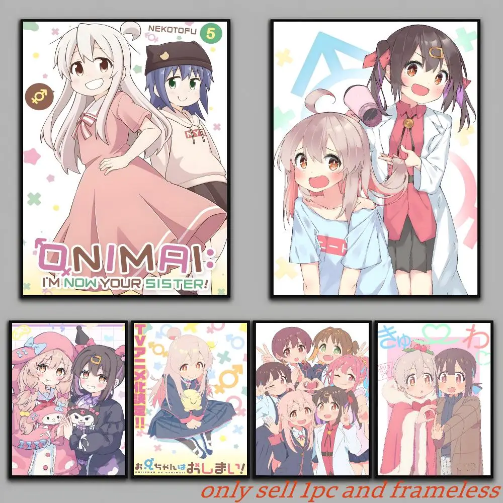 Onimai Im Now Your Sister Anime Poster Painting Prints Wall Art Picture Film Room Home Bar Cafe Decor Home  Mural