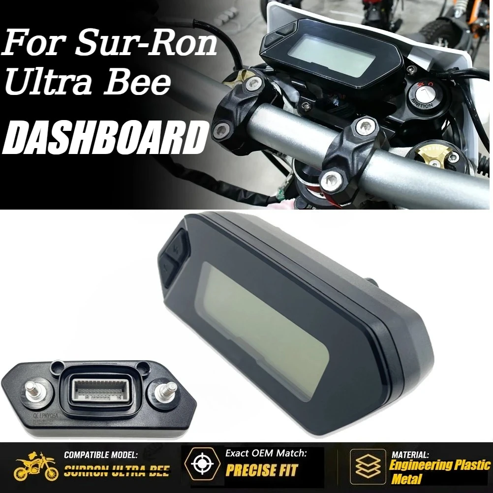 For Sur-Ron Ultra Bee Mileage Meter Indicating Instrument E-Motorcycle Special Fittings Dashboard Display Speed Meter Odometer