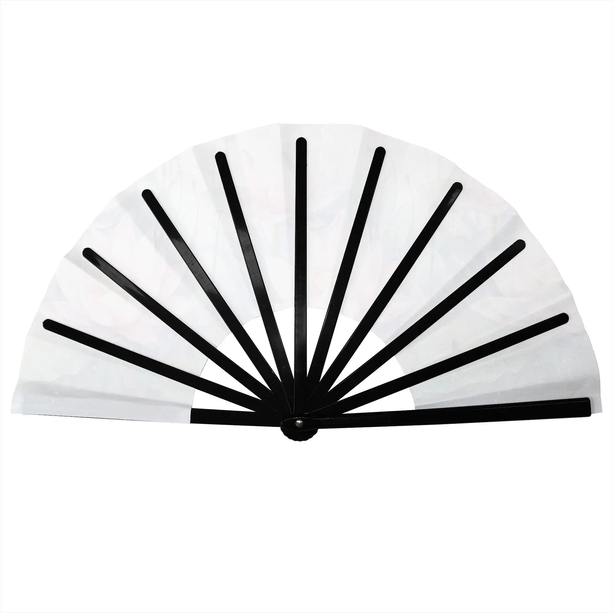 Lotus and Peony Traditional Folding Fan Oriental Art  High-Quality Polyester Fans Gift Elegant Decorative Hand Fan