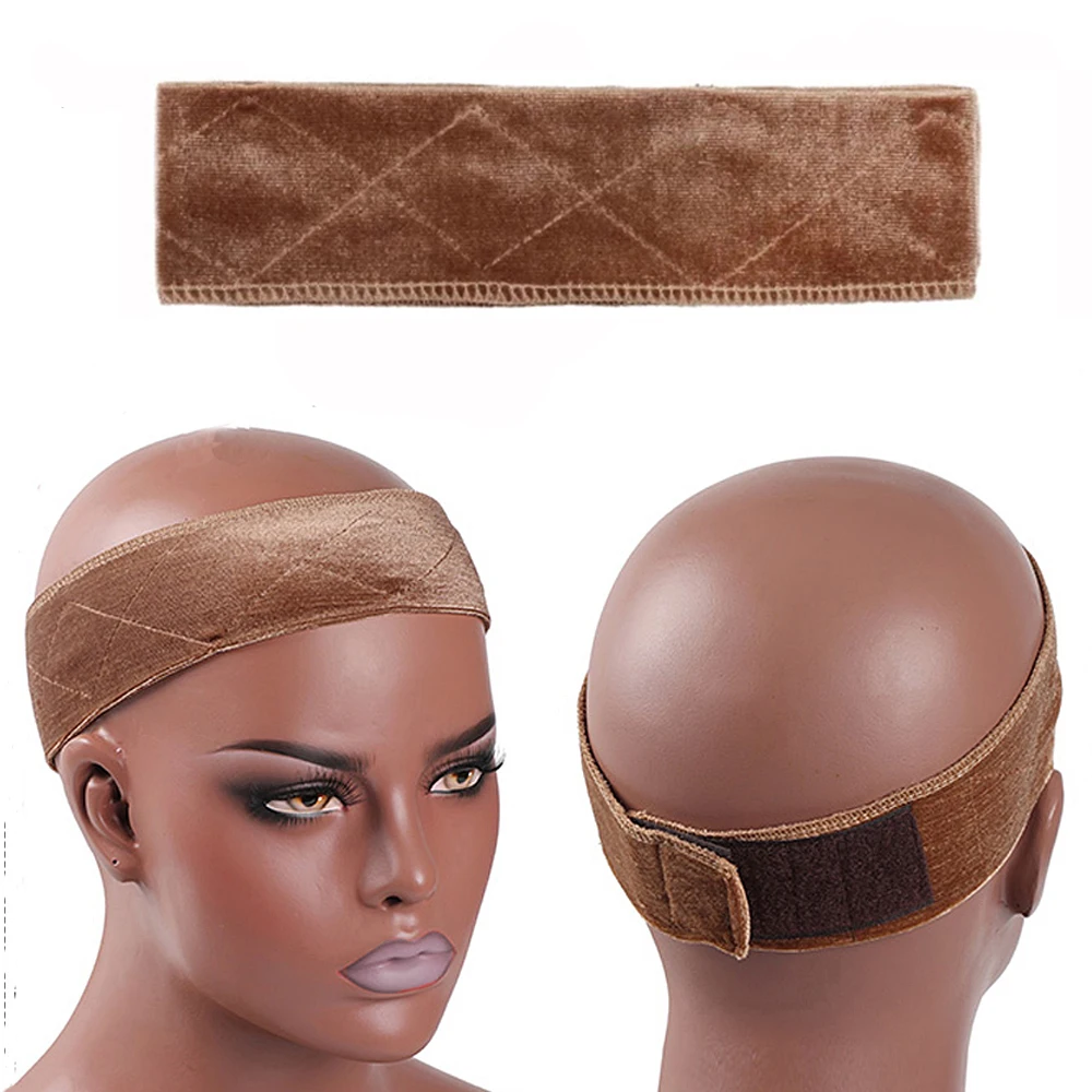 1pcs Velvet Wig Grip Band,Adjustable Comfort Head Hair Band for Women Keeps Wig Secured