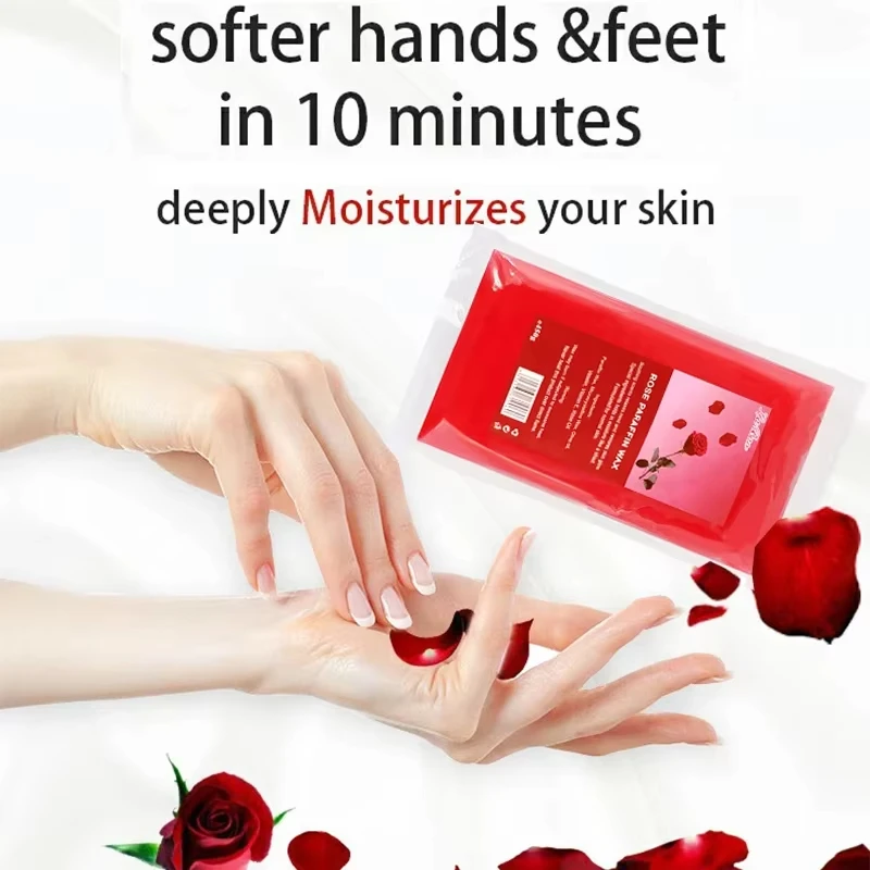 

3/1Pcs Peel Off Paraffin Wax Mask 450g/200g, Hand Foot Moisturizing Treatment, Cracked Heel Care, SPA Home Salon Care