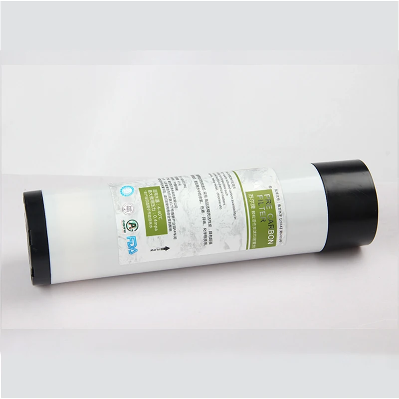 Depuratore d'acqua, elemento filtrante della macchina per acqua pura, carbonio di particelle di cotone PP pressato piatto da 10 pollici, carbonio compresso, c sinterizzato