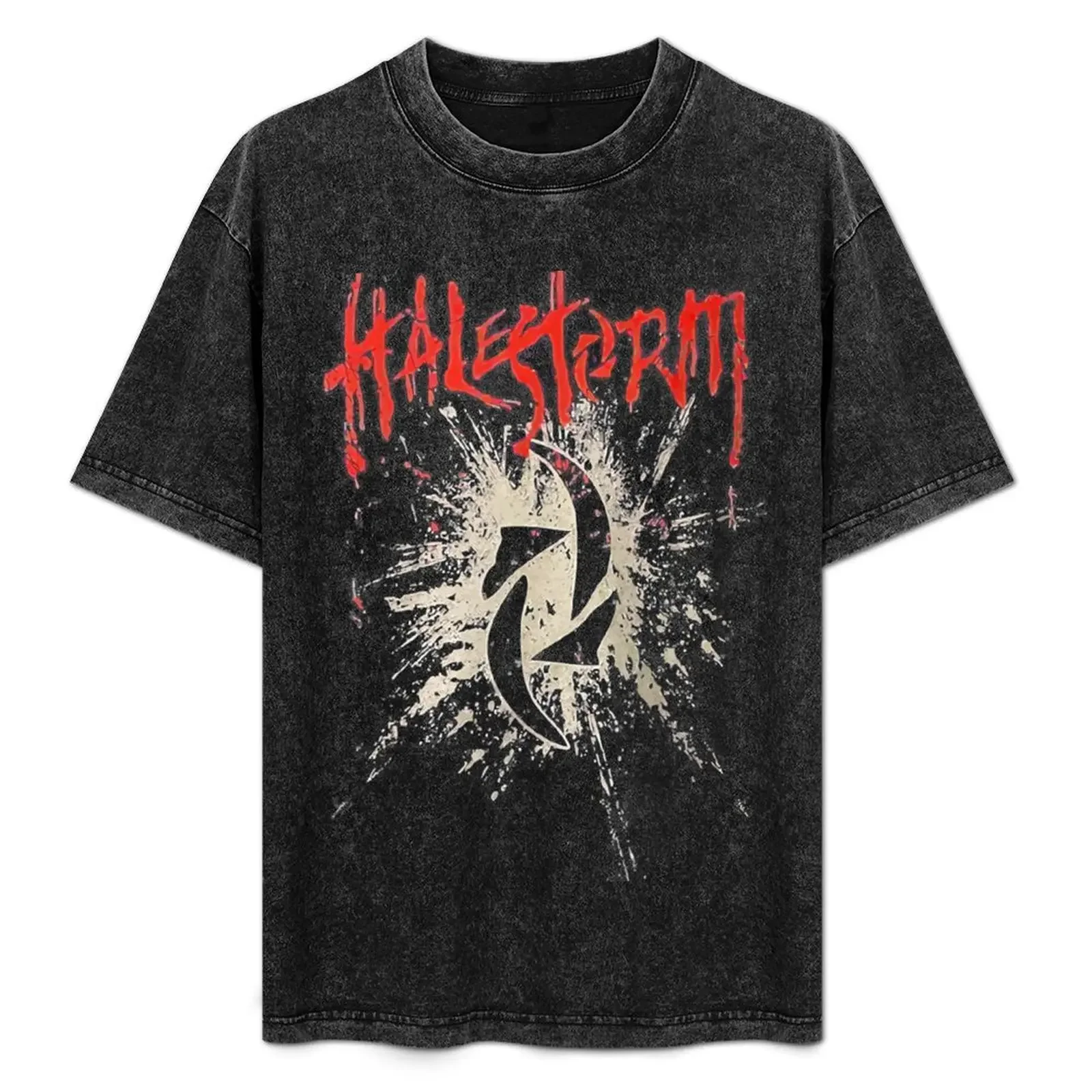 

Halestorms Band T-Shirt boys whites vintage clothes cotton man t-shirts Blouse Men's cotton t-shirt