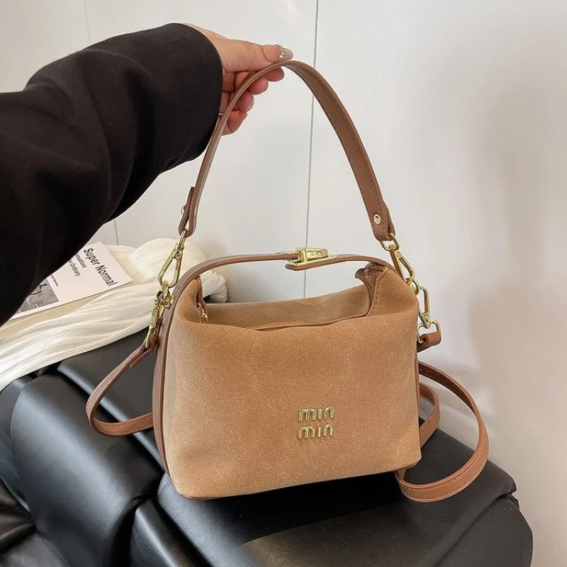 

Винтажная сумка-саквояж для женщин, дизайнерская кожаная сумка с ретро-замком и ключом для подлинного старого мира