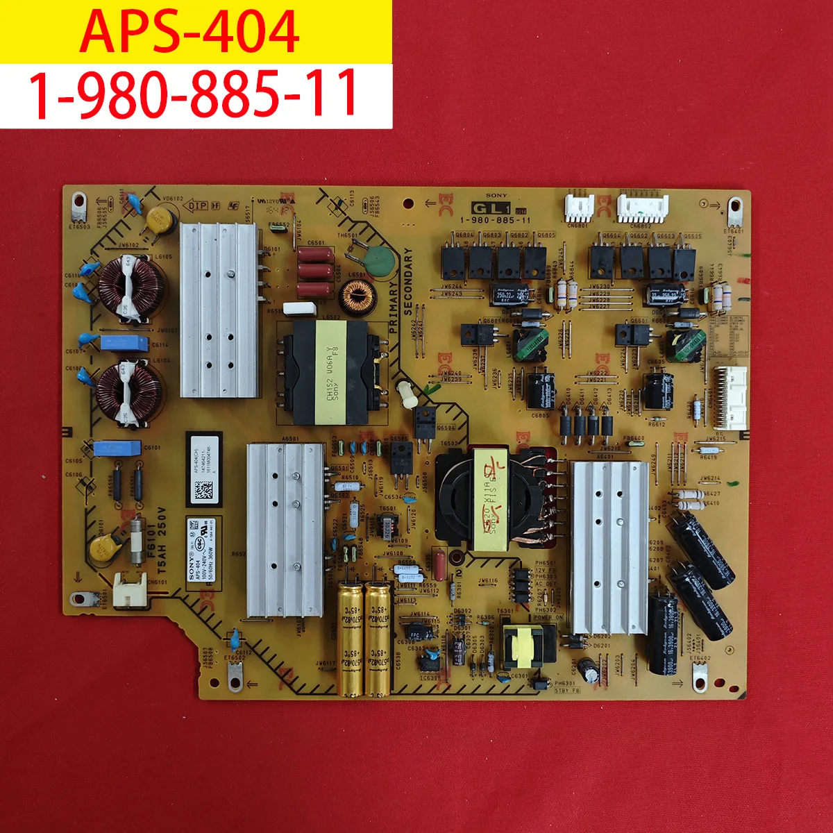 

Плата питания телевизора для Sony KD-65X8500DC KD-65XD8599 APS-404 1-980-885-11