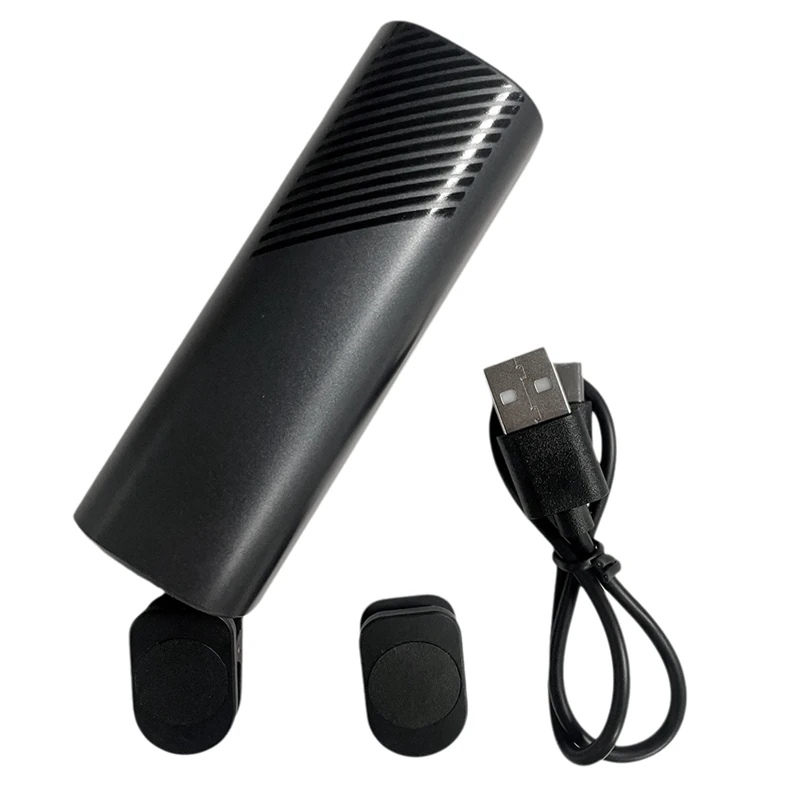 Wireless Lavalier Microphone with Charge Case, Mini Clip/Magnetic Mic Type-C Interface for Smart Device Video Recording-A74P