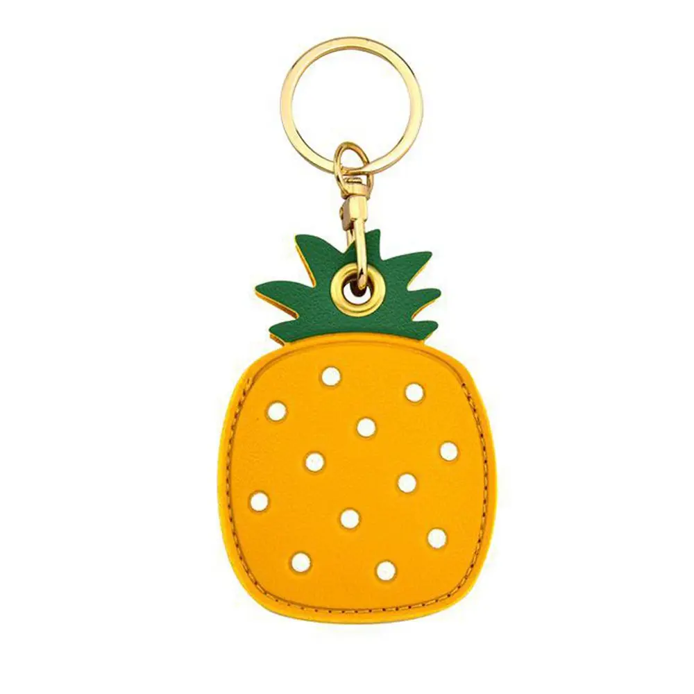 Leather Personality Access Control Card Cover Useful Bag Key Chain Pendant  Key Ring