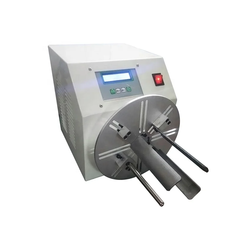 

Semi-automatic Wire Winding Machine Small Cable Winding Round Shape or 8 Shape Coil Machine
