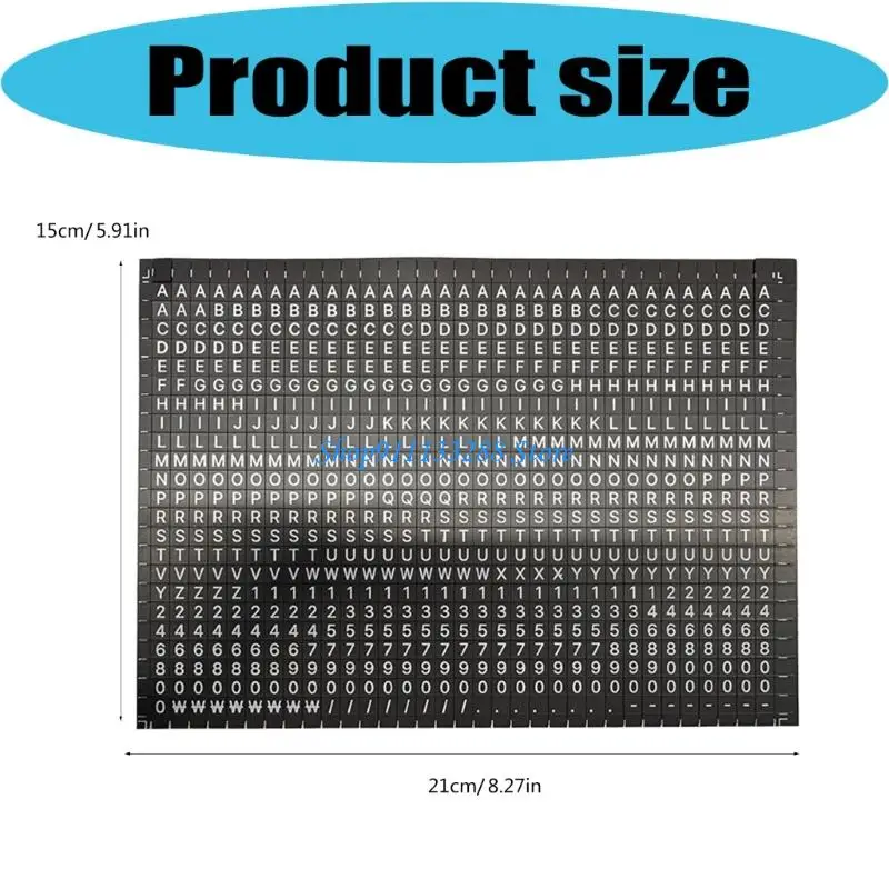 Picture 7: G88D Magnet Alphabets and 123 Numbers Sticker Tiles For Whiteboard Teaching Supplies