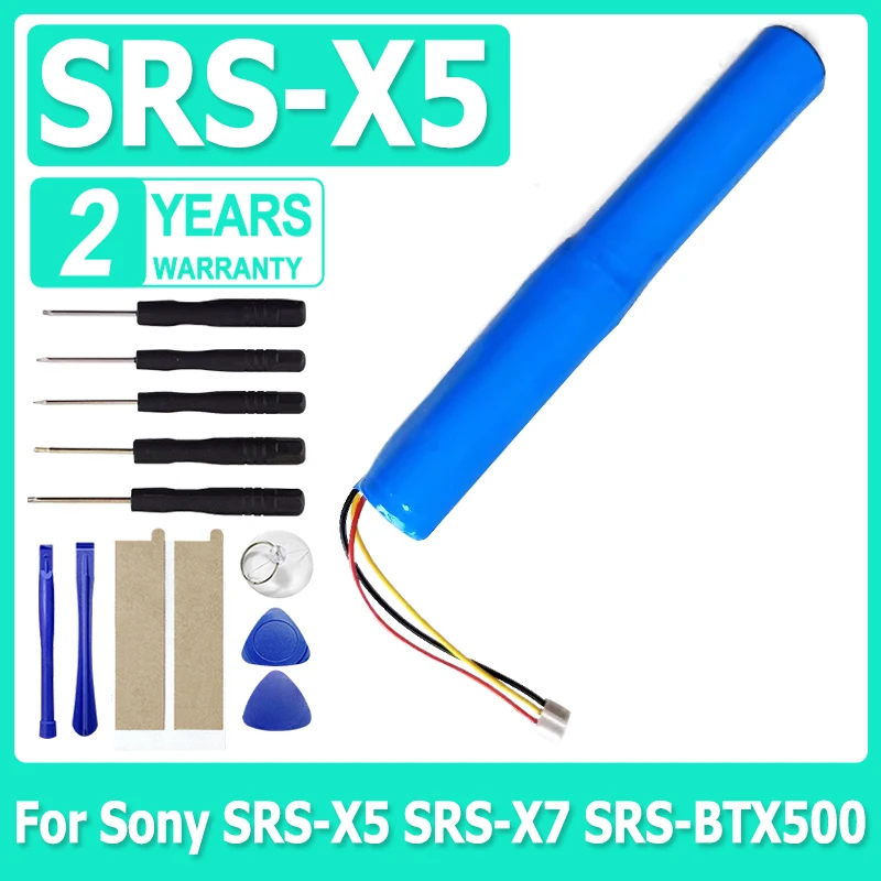 

XDOU 2023 7.4V 2600mAh Battery For Sony SRS-X5 SRS-X7 SRS-BTX500 + Tool Kit
