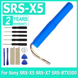 XDOU 2023 7.4V 2600mAh Battery For Sony SRS-X5 SRS-X7 SRS-BTX500 + Tool Kit