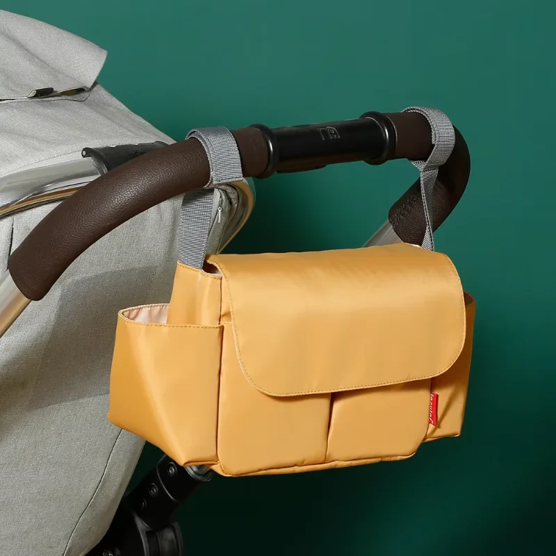 Stroller Bag Baby Diaper Bag Hanging Bag Large Capacity Stroller Organizer Cup Holder Feeding Bottle Stroller Accessories
