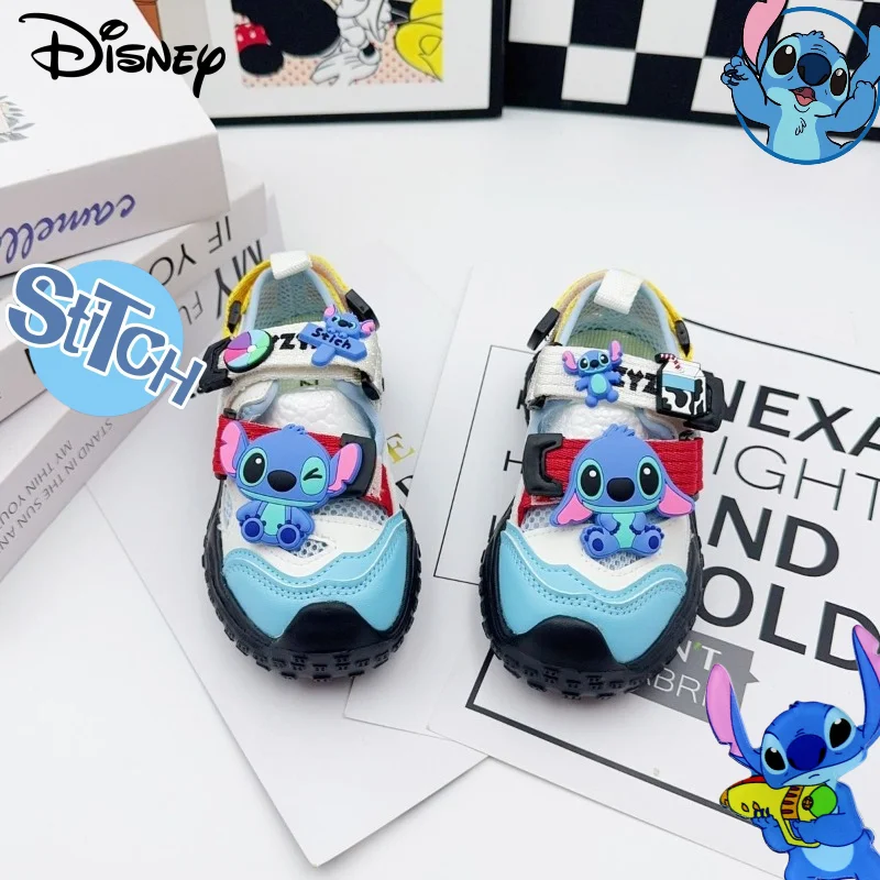 

New cute cartoon creative Disney Stitch summer non-slip breathable soft sole casual fashion sports sandals for boys and girls