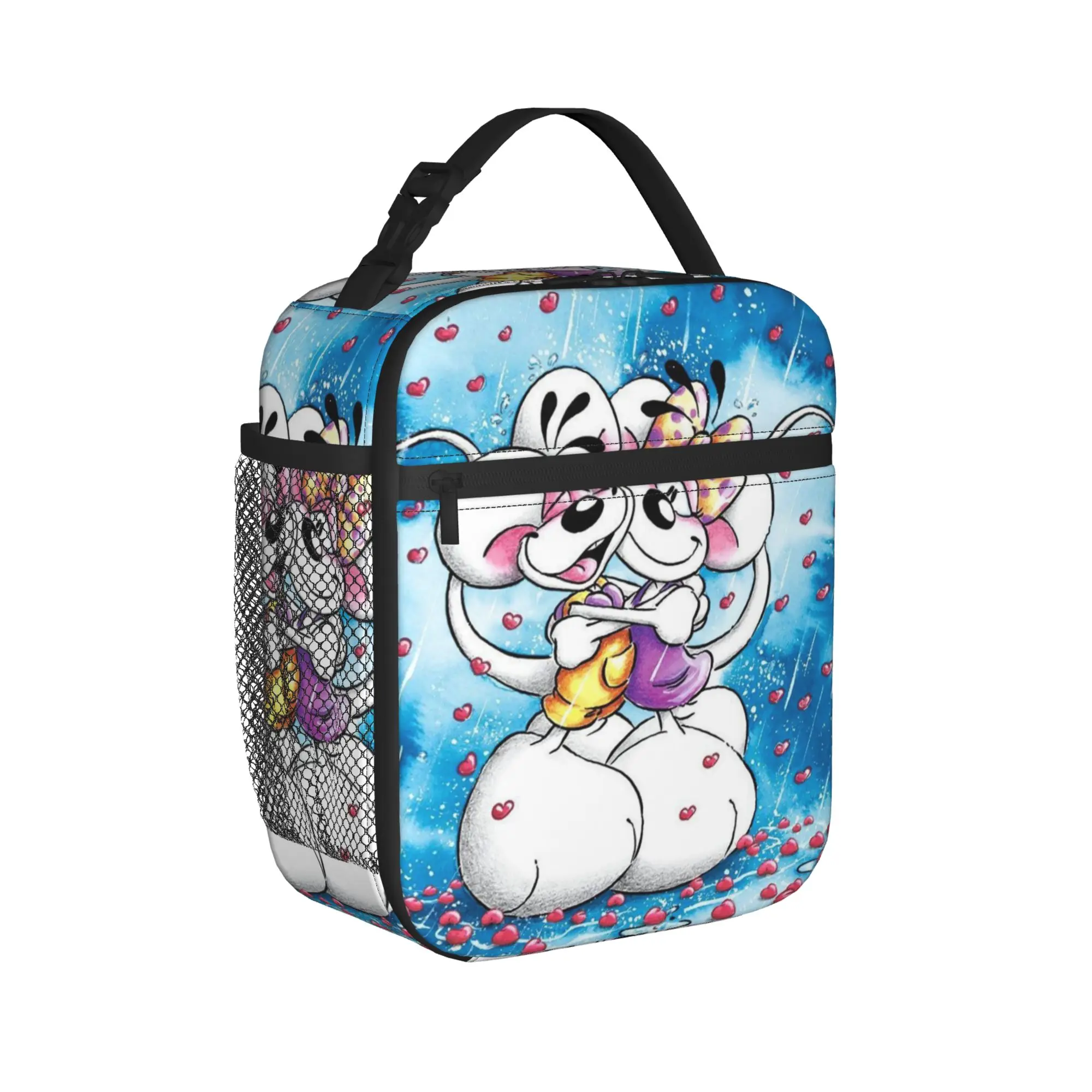 Diddl mouse Thermal Insulated Lunch Bags for Picnic  Portable Food Bag Container Men Women Cooler Thermal Lunch Box