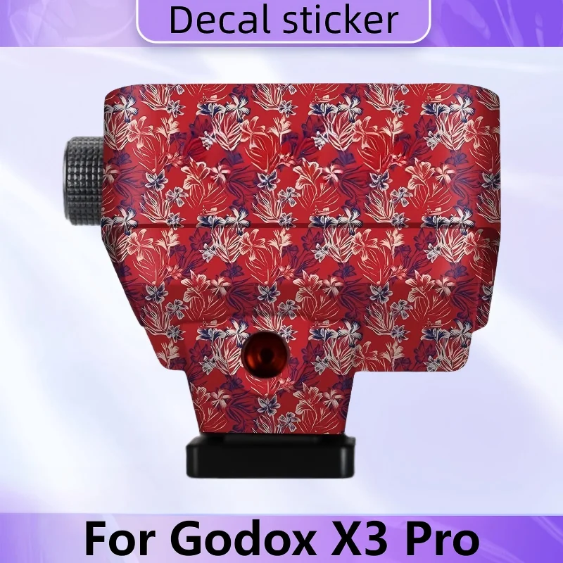 

Для Godox X3 Pro беспроводная наклейка на триггер вспышки, наклейка на кожу, виниловая пленка, защитная пленка от царапин, X3-Pro X3Pro