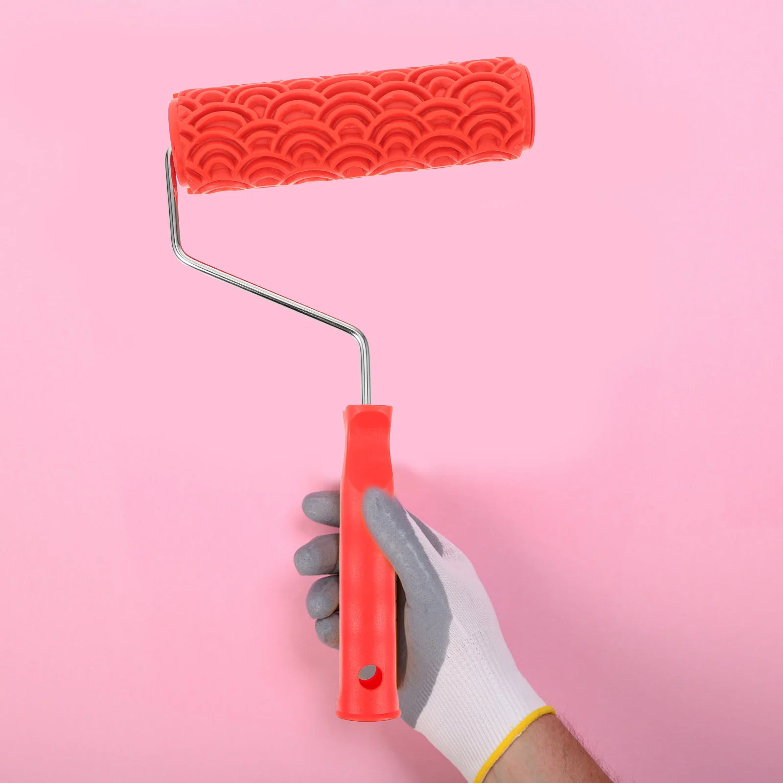 محكم رولة دهانات النقش الملمس الجدار الديكور DIY بها بنفسك منقوشة المطاط دائم مقاومة للاهتراء نسيج واضح قابلة لإعادة الاستخدام