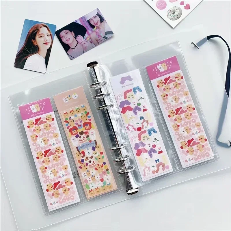 Photocard Photo Album A5 Binder Collect Book DIY Binder Postcard Album School Journal Agenda Planner Korean School Stationery