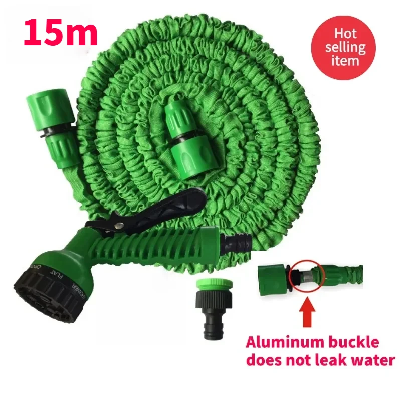 Hose 5m 7.5m 10m 15M Expandable Magic Water  Pipes - Garden Hose with 7 Water Spraying Functions&Water Gun for Home&Car Washing