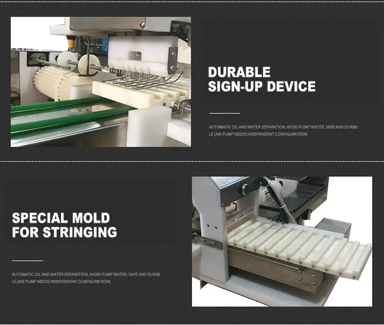 Fully Automatic Meat Stringing Machine Mutton Barbecue Stringing Machine Commercial Barbecue String Machine