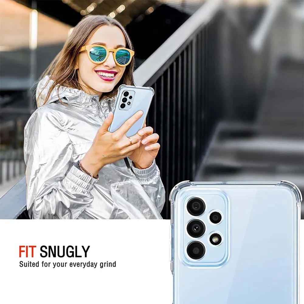 Air-bag Shockproof Clear Case For Samsung Galaxy A13 A23 A33 A53 A73 A22 A32 A52 A72 A14 A24 A34 A54 A15 A25 A35 A55 5G Cover image 3