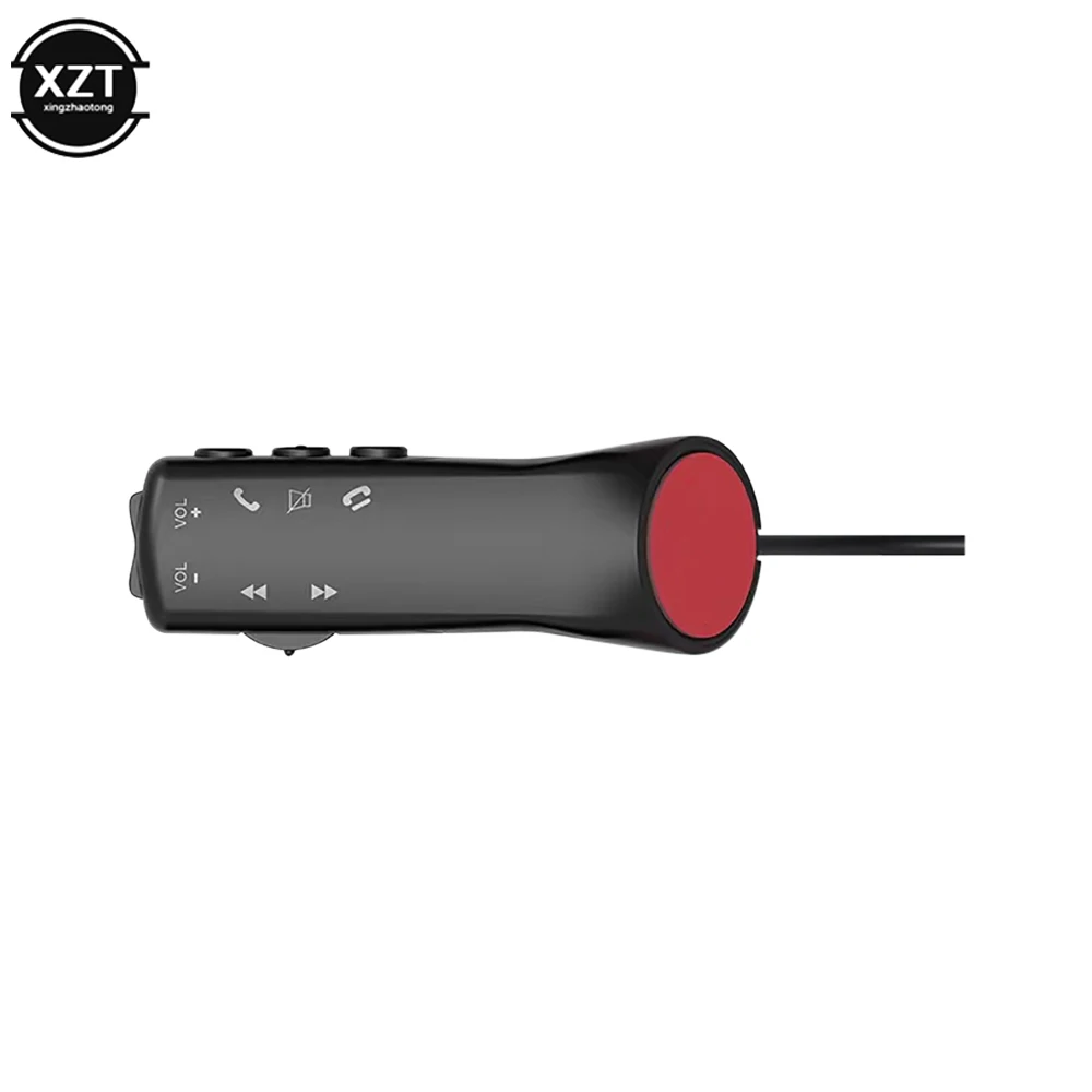 Botão de volante universal do carro Controle Remoto, Multifuncional, Rádio, GPS, Navegação de DVD, Controle Remoto com Fio