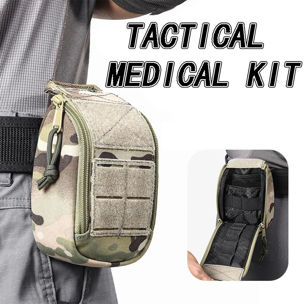 

Mc Outdoor Sports Quick-Opening Bag Tactical Medical Emergency Bag Sundries Storage Molle Bag For Hunting Shooting Accessories
