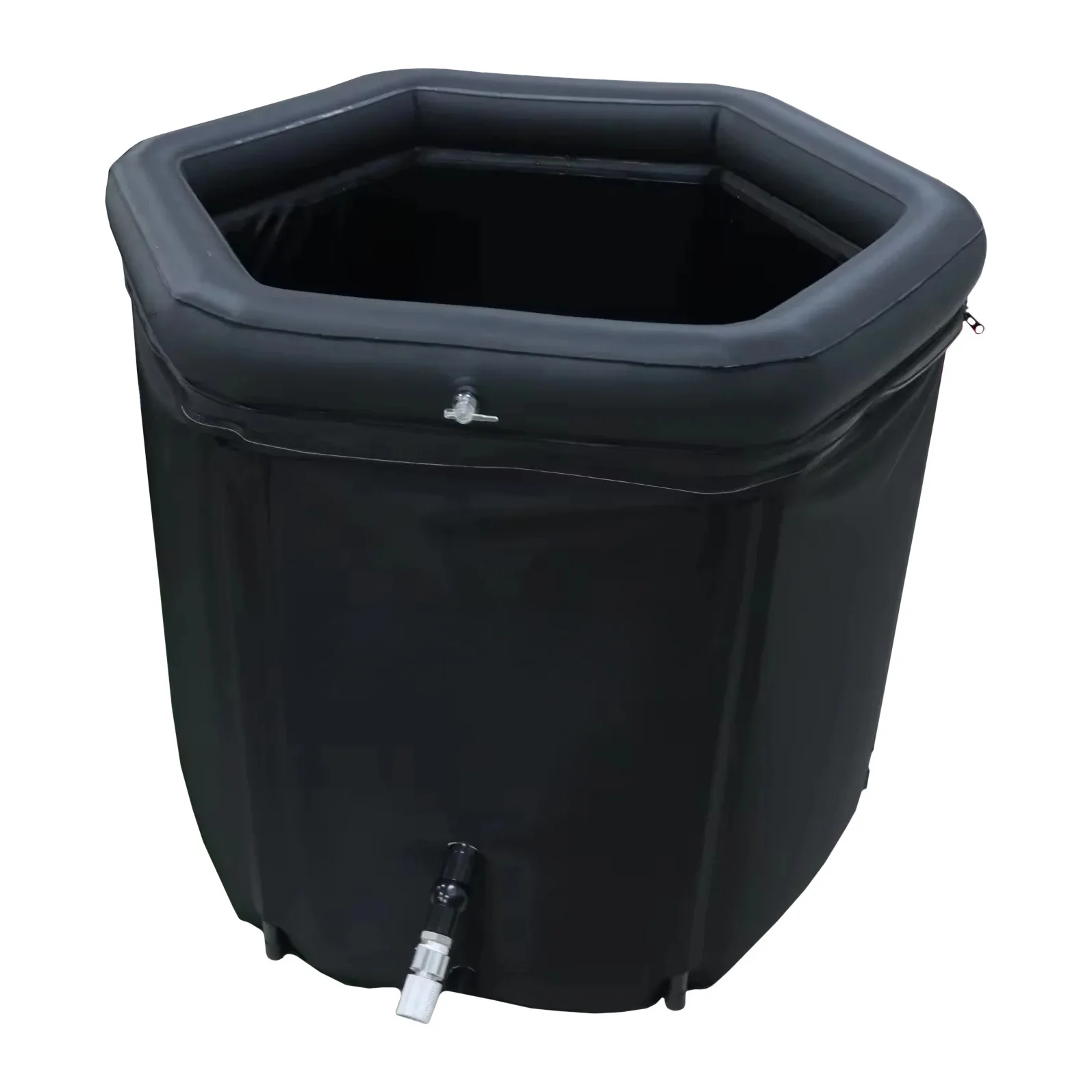New Arrival Portable Inflatable Hexagonal Spa Tub Sturdy Cold Plunge Soaking Therapy Barrel Inflatable Ice Bath Soaking-for