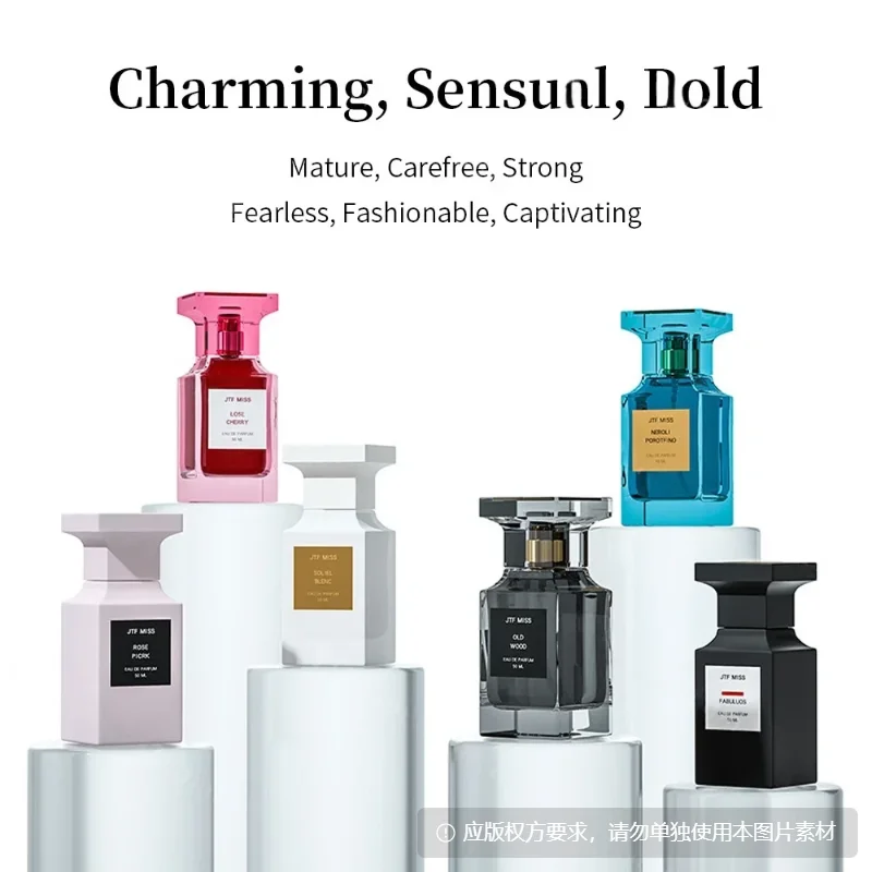 

Brand Eau De Parfum Spray for Men Fresh Scent Energetic Floral Woody Tones Long Lasting Perfume Romantic Women's Perfume