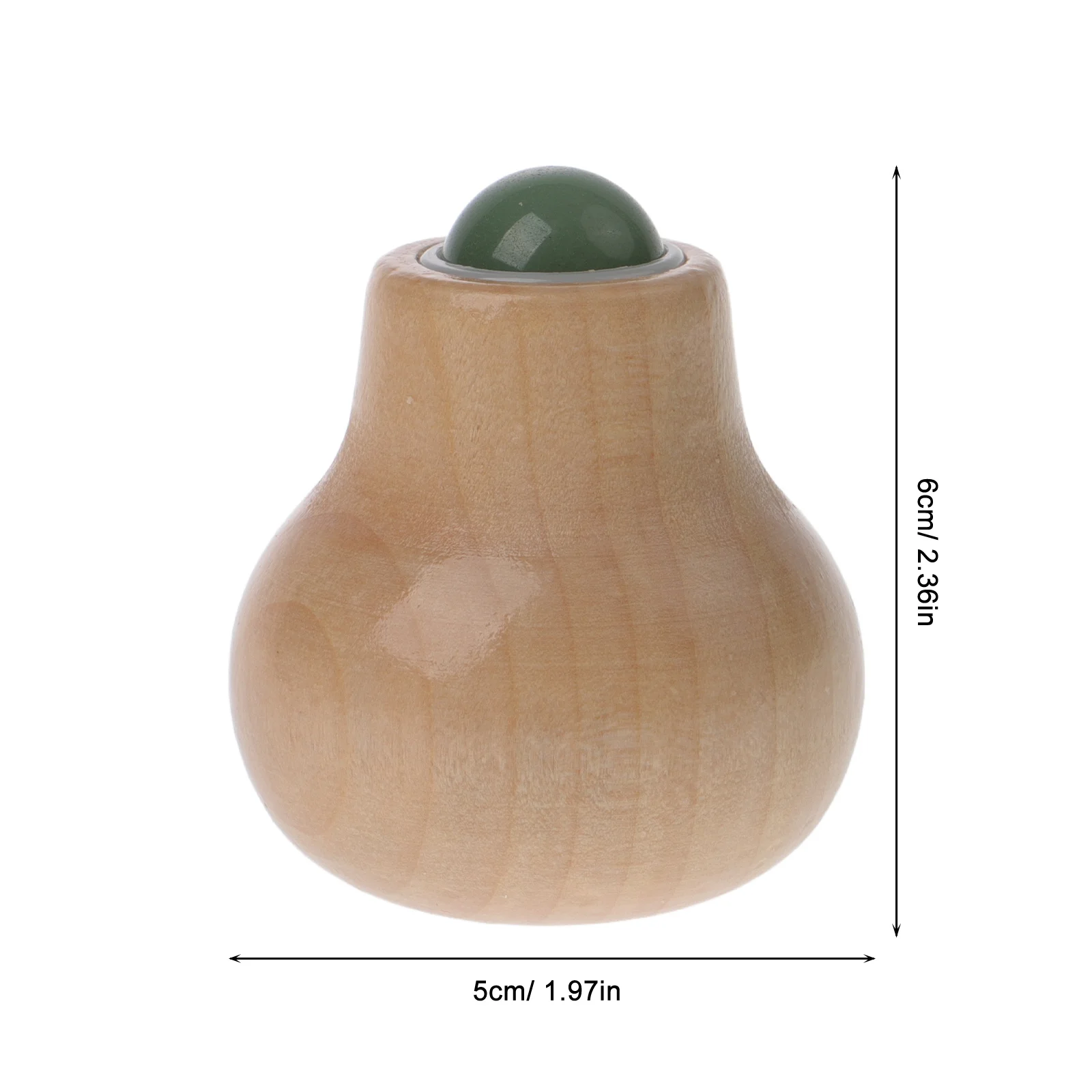 Rodillo Facial, herramienta de masaje Facial, mango de madera, rodillo de Estiramiento Facial compacto portátil, herramienta de masaje Facial, cuidado de la piel imprescindible