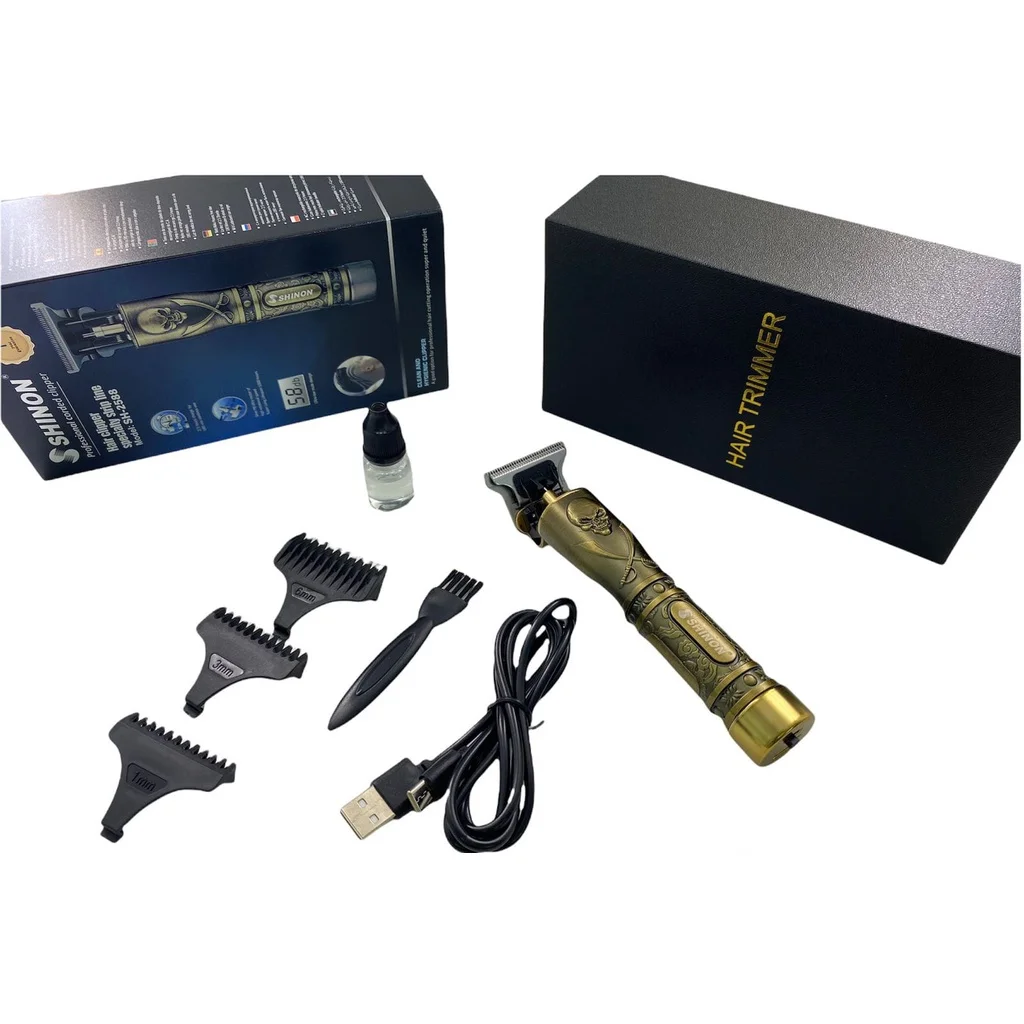 Shinon Sh-2588 آلة التشطيب 110 فولت/240 فولت لقطع الشعر الرجعية